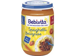 Bebivita Bio Menues Spaghetti Bolognese 220 g