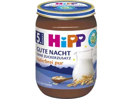 HiPP Bio Gute Nacht ohne Zuckerzusatz Haferbrei pur 190g