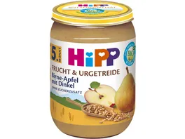 HiPP Bio Frucht Urgetreide Birne Apfel mit Dinkel 190g