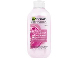 Garnier Skin Active Reinigigungsmilch mit Rosenwasser beruhigend fuer trockene und sensible Haut