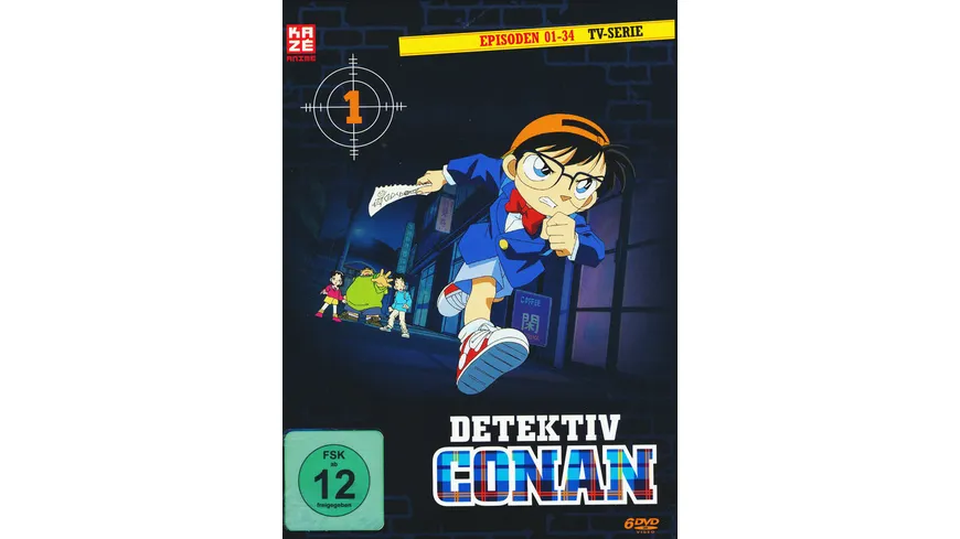 Detektiv Conan - TV-Serie - DVD Box 1 (Episoden 1-34)  [6 DVDs]