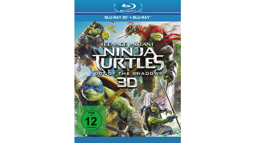 Teenage Mutant Ninja Turtles - Out of the Shadows  (+ Blu-ray 2D)