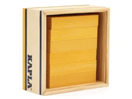 KAPLA Holzbausteine gelb 40er Box