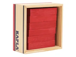 KAPLA Holzbausteine rot 40er Box