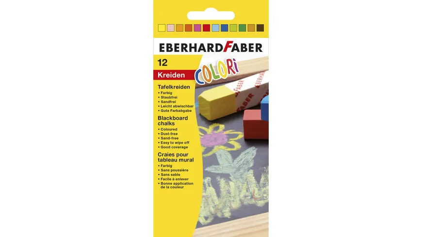 EBERHARD FABER  Tafelkreide farbig sortiert