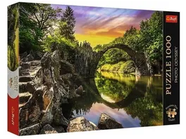Trefl Puzzle Premium Plus Quality Photo Odyssey Rakotz Bridge in Kromlau Germany 1000 Teile