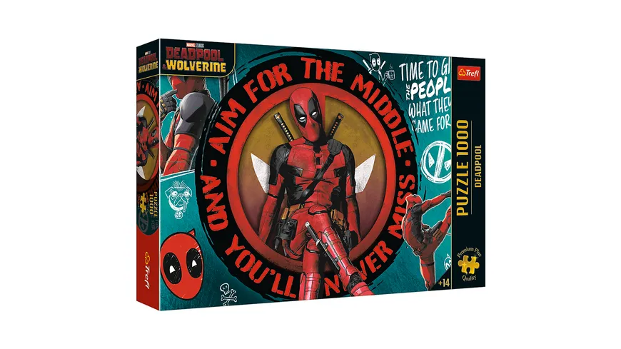 Trefl - Puzzle Premium Plus Quality Iconic Moments: Deadpool, 1000 ...