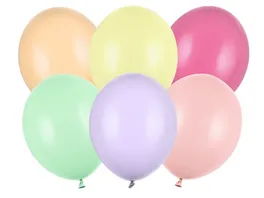 Ballons Strong 30cm Pastel Mix 10 Stk