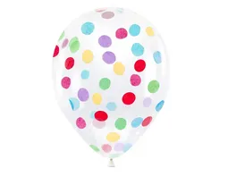 Confetti balloons circles 30cm mix 6 Stk