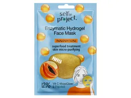 Selfie Project Enzymatic Hydrogel Face Mask