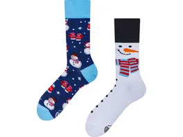 MANY MORNINGS Unisex Socken Snowman