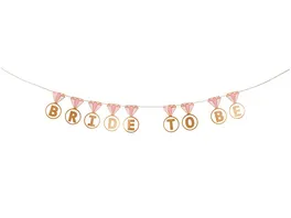 Banner Ringe Bride to be Mix 2 5 m