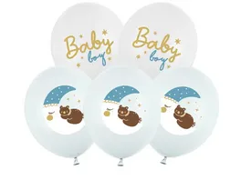 Luftballons 30 cm Baby Boy Mix 6 Stk