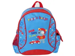 Peppy s Kinderrucksack blau rot