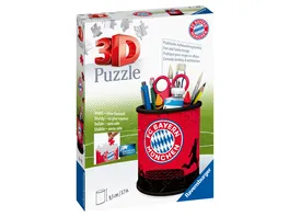 Ravensburger Puzzle 3D Puzzle Sonderformen Utensilo FC Bayern Muenchen 54 Teile