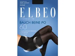 ELBEO Damen figurformende Feinstrumpfhose Bauch Beine Po 60 DEN