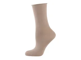 ELBEO Damen Socken mit Rollbund Light Cotton