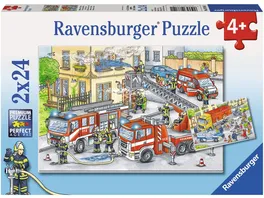 Ravensburger Puzzle Helden im Einsatz 2x24 Teile