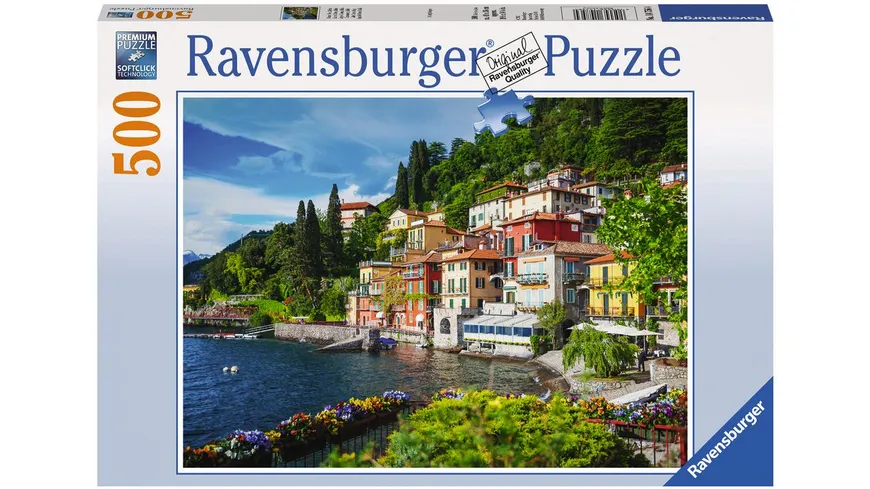 Ravensburger Puzzle - Comer See, Italien, 500 Teile