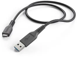 Hama Lade Datenkabel USB Type C USB 3 1 A Stecker 1 m Schwarz