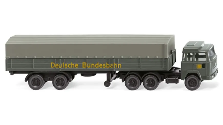 WIKING 095610  Pritschensattelzug (Magirus) "DB"
