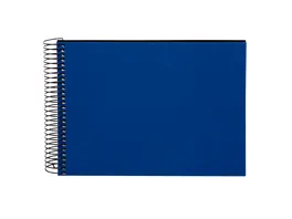 goldbuch Spiralalbum Bella Vista blau mit schwarzen Seiten 17x23 cm