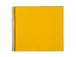 goldbuch Spiralalbum Bella Vista gelb mit schwarzen Seiten 30x34 cm
