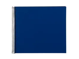 goldbuch Spiralalbum Bella Vista blau mit schwarzen Seiten 30x34 cm