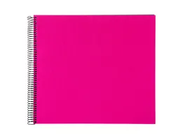 goldbuch Spiralalbum Bella Vista pink mit schwarzen Seiten 30x34 cm