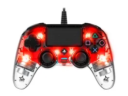 NACON PS4 Controller Light Edition Off lizenziert red
