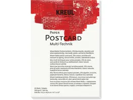 KREUL Kuenstlerblock Paper Postcard DIN A6