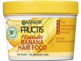 Fructis Maske 3in1 Banana Hair Food 390ml fuer trockenes Haar
