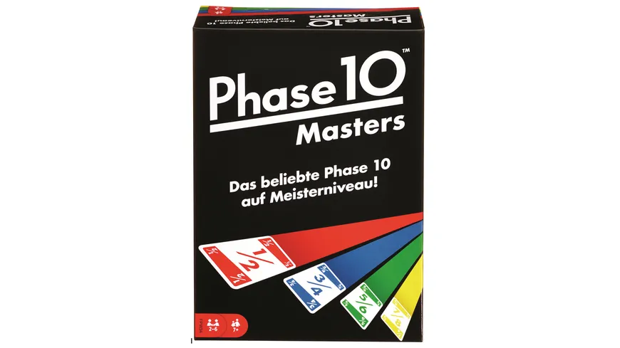 Mattel Games Phase 10 Masters, Kartenspiel, Gesellschaftsspiel, Familienspiel