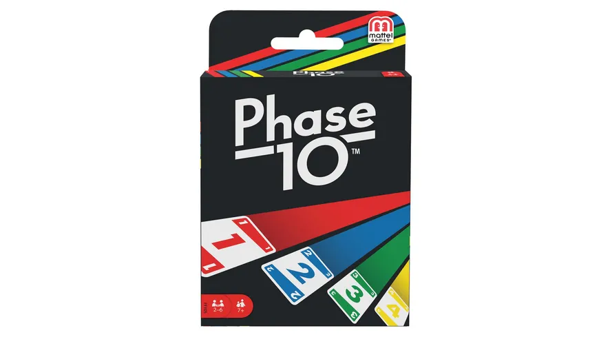 Phase 10 Kartenspiel und Gesellschaftspiel geeignet für 2 Mattel Games FPW38