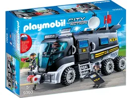 PLAYMOBIL 9360 City Action SEK Truck mit Licht und Sound