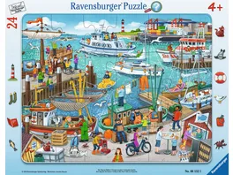 Ravensburger Puzzle Ein Tag am Hafen 24 Teile