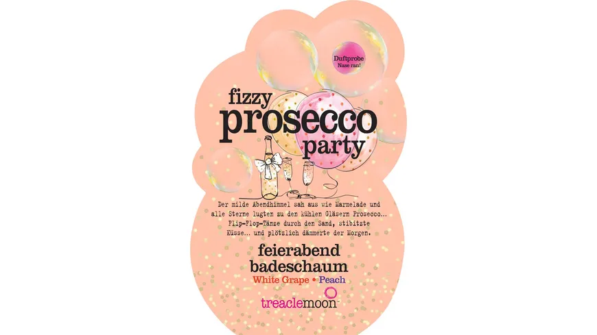 treaclemoon badeschaum fizzy prosecco party