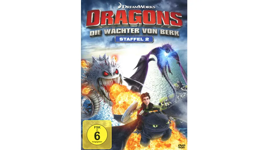 Dragons - Die Wächter von Berk - Staffel 2/Vol. 1-4  [4 DVDs]
