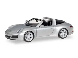 Herpa 38904 Porsche 911 Targa 4S rhodiumsilbermetallic
