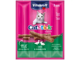 Vitakraft Katzensnack Cat Stick mini Ente Kaninchen