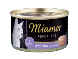 Miamor Katzennassfutter Feine Filets Thunfisch Calamari