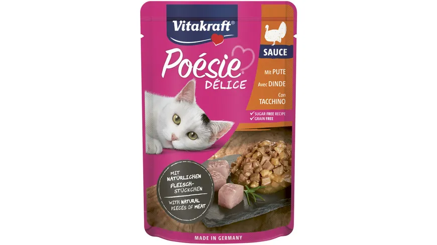 Vitakraft Katzennassfutter Poésie® Déli Sauce + Putenbrust