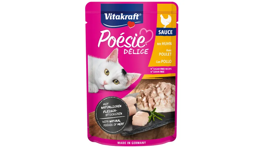 Vitakraft Katzennassfutter Poésie® Déli Sauce + Hühnchenfilet