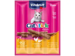 Vitakraft Katzensnack Cat Stick mini Gefluegel Leber
