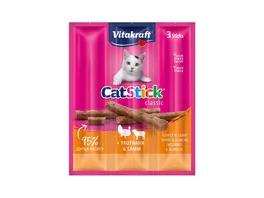 Vitakraft Katzensnack Cat Stick mini Truthahn Lamm