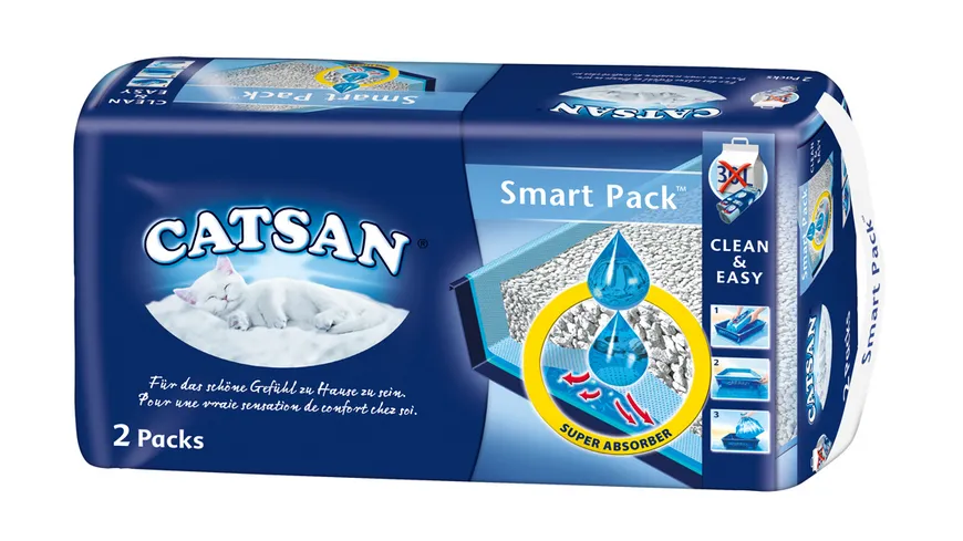 CATSAN™ Hygiene Plus SMART PACK™ 2 x 4l