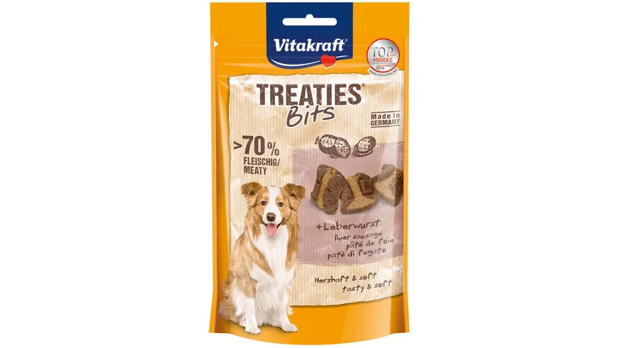 Vitakraft Hundesnack Treaties® Bits + Leberwurst
