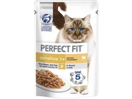 PERFECT FIT Katze Portionsbeutel Sensitive mit Huhn 85g