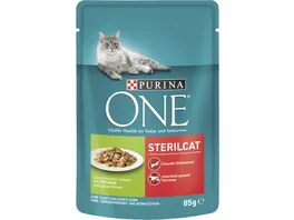 PURINA ONE Sterilcat mit Truthahn und gruenen Bohnen Katzennassfutter