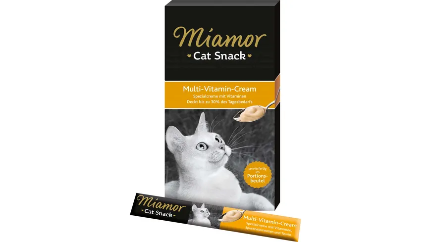 Miamor Katzensnack Multi-Vitamin-Cream 6x15g